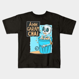 Ahh Garam Chai Kids T-Shirt